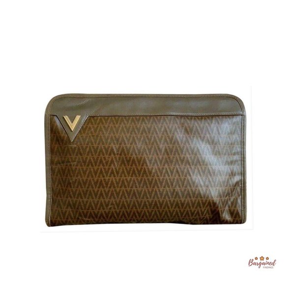 Vintage Mario Valentino Clutch Bag Made In Italy, Men's Fashion